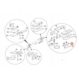 Extension slide JCB Telescope 332 C3288