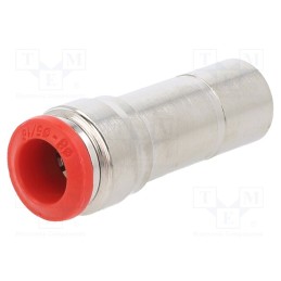 1 pcs x AIGNEP-50700 12-8 - Push-in fitting, reductive, -0.99÷20bar, nickel plated brass