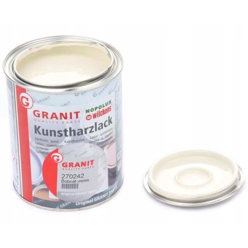 Bobcat pearl white paint 1l Wilckens