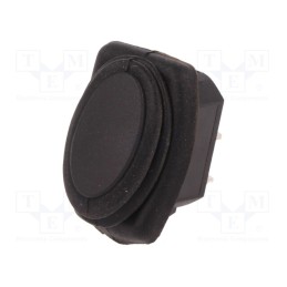1 pcs x SCI - R13-278A8-02 - ROCKER, SPST, Pos: 2, ON-OFF, 10A/250VAC, black, IP65, none, 50mΩ