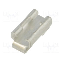 2 pcs x KEYSTONE - 3569 - Terminal: flat, 2.8mm, 0.8mm, female, SMT, brass, tinned, horizontal