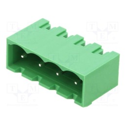 2 pcs x AMPHENOL ANYTEK - OQ0454500000G - Pluggable terminal block, 5.08mm, ways: 4, straight, socket, male
