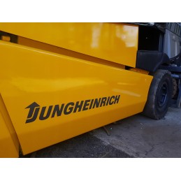 Sticker with an inscription for a Jungheinrich stroller up to 55 cm, 2 pcs