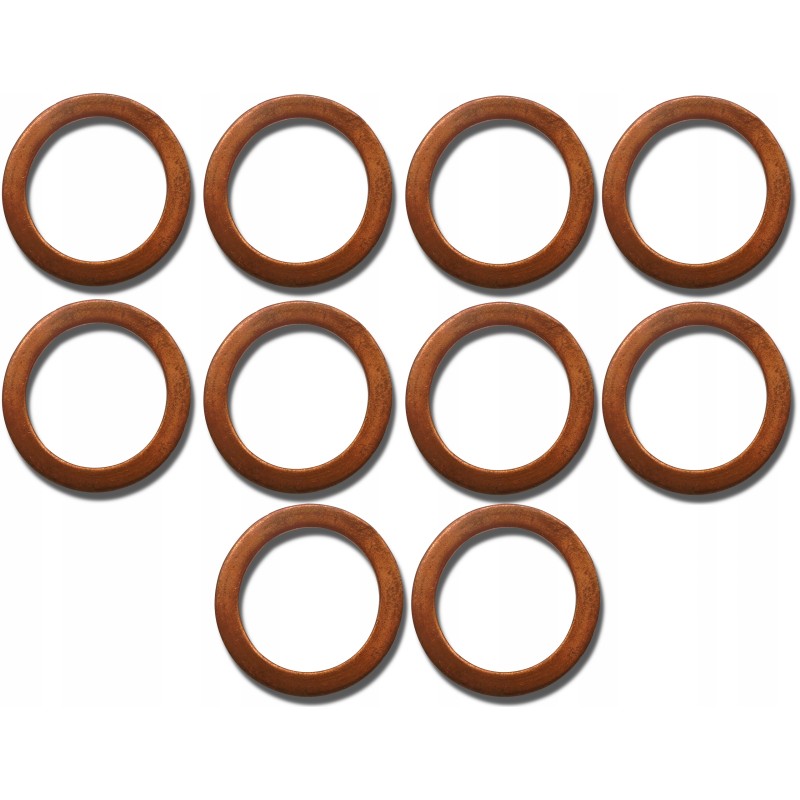10x copper washer cu 22x28x1 5 thread m22x1 5