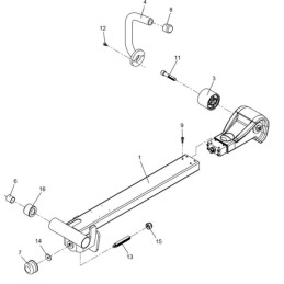 Wacker dpu bpu drawbar shock absorber 0127085