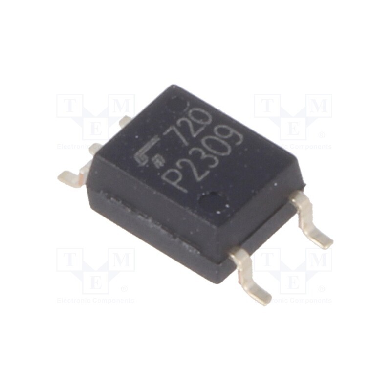1 pcs x TOSHIBA - TLP2309(E(T - Optocoupler, SMD, Ch: 1, OUT: open collector, Uinsul: 3.75kV, 1Mbps