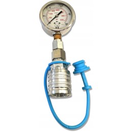 Pressure gauge 250 bar, quick connector, Euro M18 socket