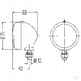 Front position lamp 12v5wk r5w