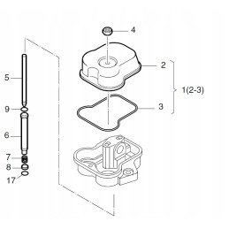 Hatz L series valve cover nut 50132300