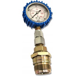 Pressure gauge for a tractor, 400 bar, old type socket