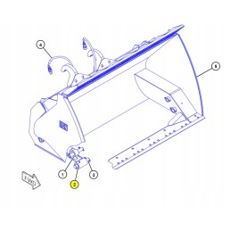 Bucket bushing for Cat Backhoe Loader