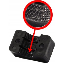 Clamp holder 1x10 for pipes and hydraulic lines