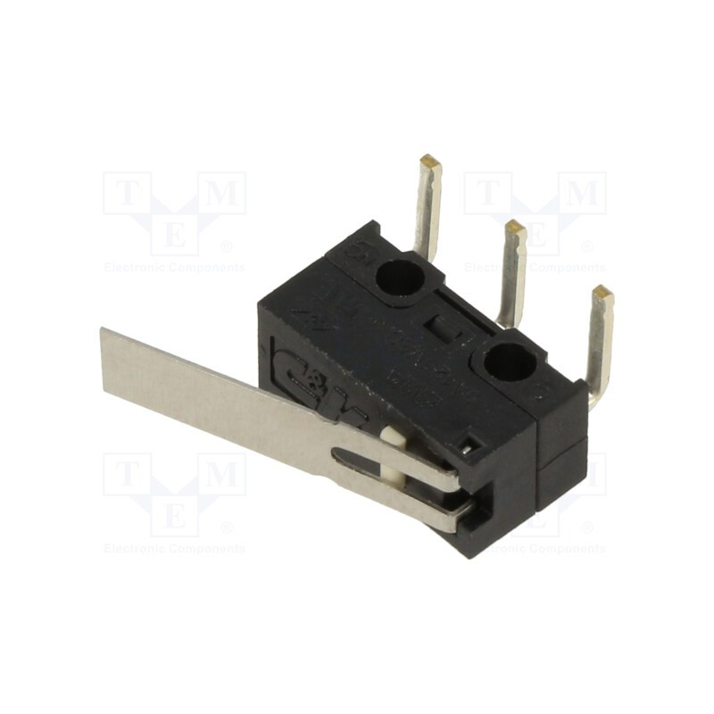 1 pcs x C&K - ZMA03A150L11LC - Microswitch SNAP ACTION, 3A/125VAC, 3A/24VDC, SPDT, ON-(ON), 1.5N