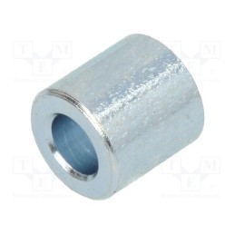 10 pcs x DREMEC - 326/3,2X06 - Spacer sleeve, 6mm, cylindrical, steel, zinc, Out.diam: 6mm