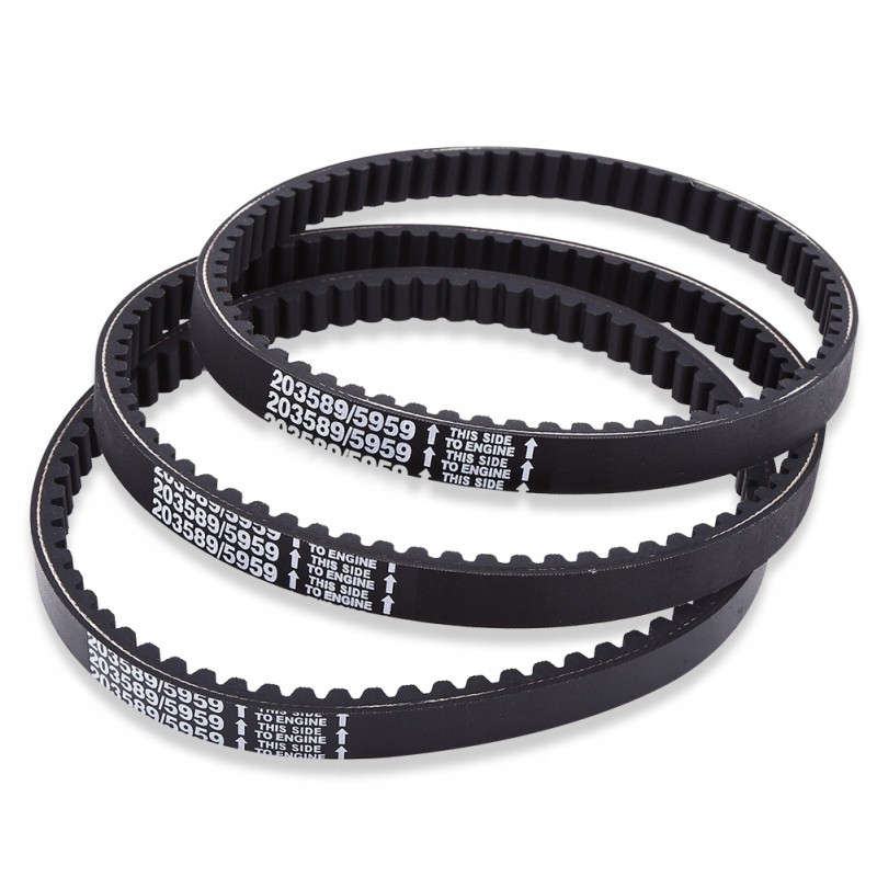 Drive belt for go kart, 3 pcs