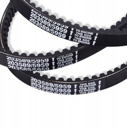 3 pcs replacement drive belt 22x1x1 9 cm