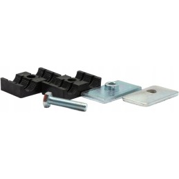 Clamp for 2x25 pipes and hydraulic lines