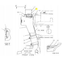 Thermostat cat 962 325 d5