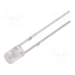 1 pcs x OPTOSUPPLY - OSG58A3FE1F - LED, 3mm, green, 250÷330mcd, 140°, Front: recessed, 2.7÷3.2V