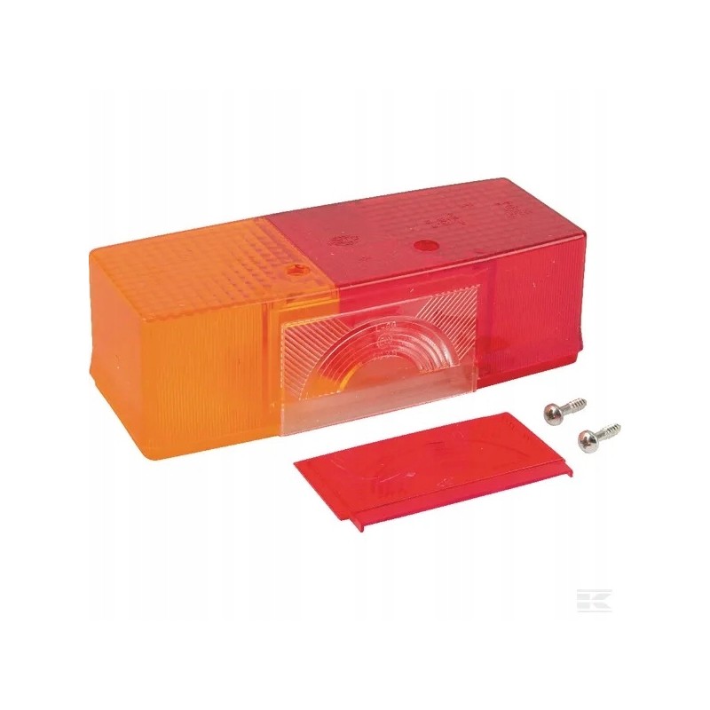 Rectangular rear lamp cover, left right, Hella