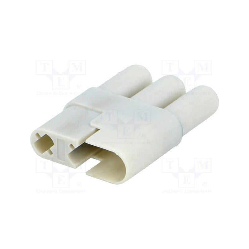 2 pcs x EDAC - 520-210-003 - Plug, Connector: wire-wire, 520, PIN: 3, 8.5A, hermaphrodite