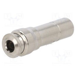 1 pcs x AIGNEP-57700 8-4 - Push-in fitting, straight,reductive, -0.99÷20bar, Øout: 8mm