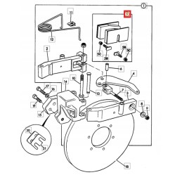 JCB backhoe loader brake pads