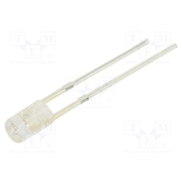 1 pcs x OPTOSUPPLY - OSG58A3HA1F - LED, 3mm, green, 450÷600mcd, 100°, Front: flat, 2.7÷3.2V, -30÷85°C