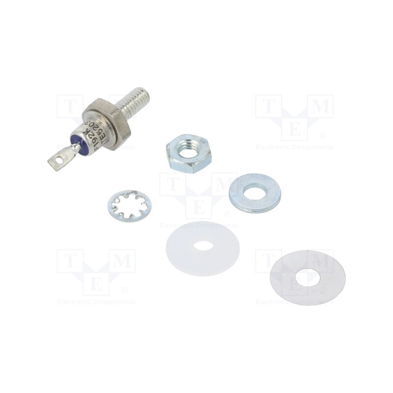 1 pcs x NTE Electronics - NTE5203A - Diode: Zener, 10W, 33V, DO4, screw type, , anode to stud, 10uA