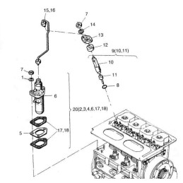 Hatz lim series injector seal 04107300