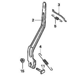 Honda gx100 regulator spring 16561 z0d v00