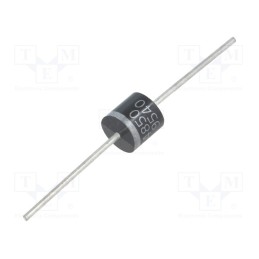 1 pcs x NTE Electronics - NTE4850 - Diode: TVS, 5kW, 40V, 85A, unidirectional, Ø9,1x9,1mm