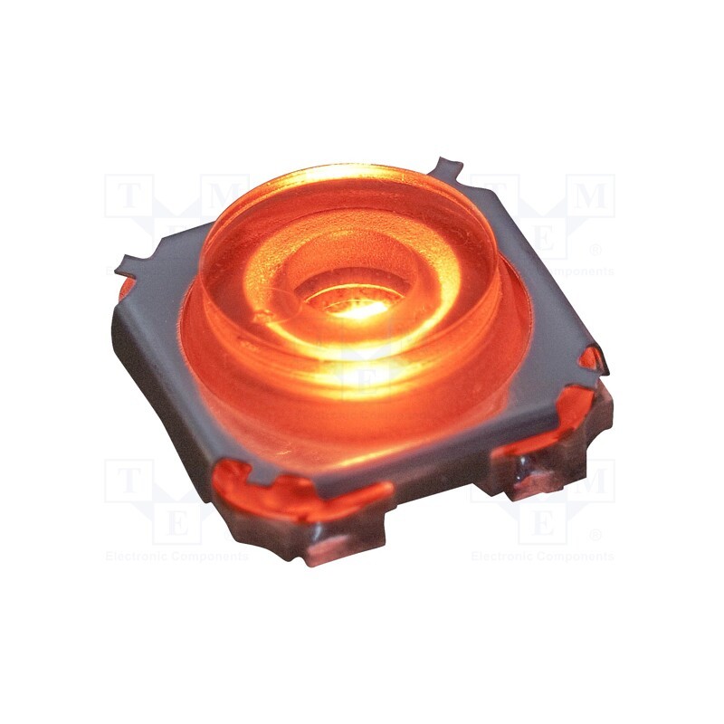 1 pcs x Marquardt - 3006.2105 - Microswitch TACT, SPST-NO, Pos: 2, 0.05A/28VDC, SMT, LED, orange, 4N