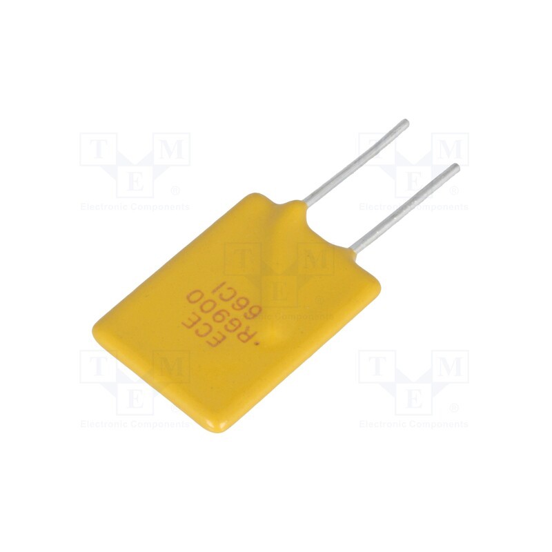 5 pcs x ECE - RG900-16 - Fuse: PTC polymer, 9A, 5.1mm, Ø0.81x7.6mm