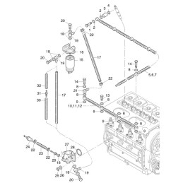 Hatz L series fuel filter with separator 50345700