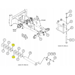 Cat suspension spacer