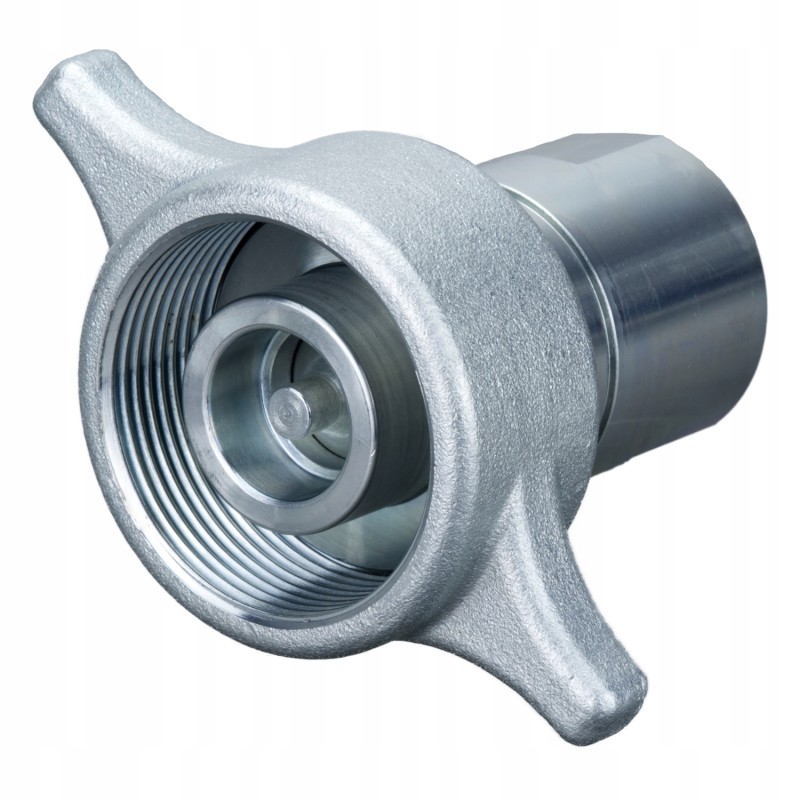 Screwed butterfly quick connector, 3 4 vcr plug