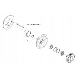 Wacker 0058539 dpu bpu clutch pulley