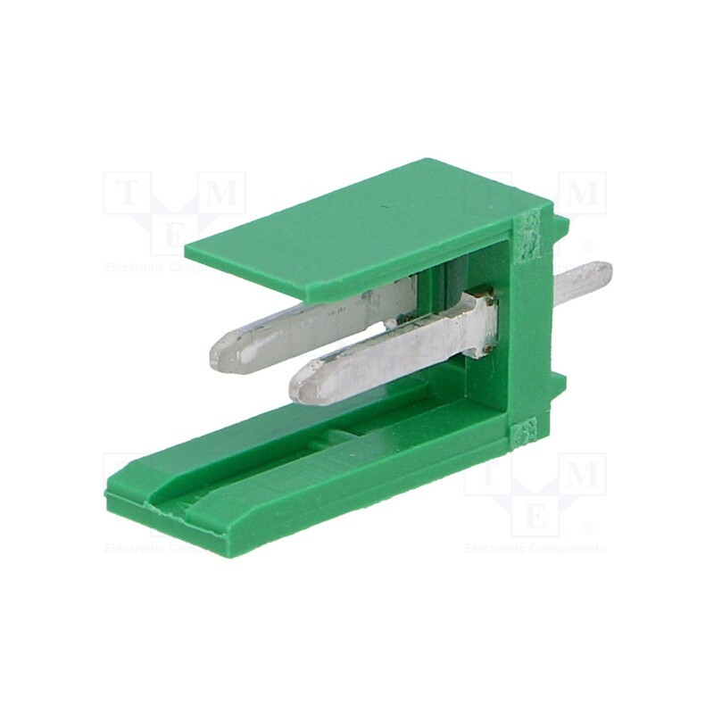 2 pcs x TE Connectivity - 280609-1 - Socket, wire-board, male, AMPMODU MOD I, 3.96mm, PIN: 2, THT, tinned