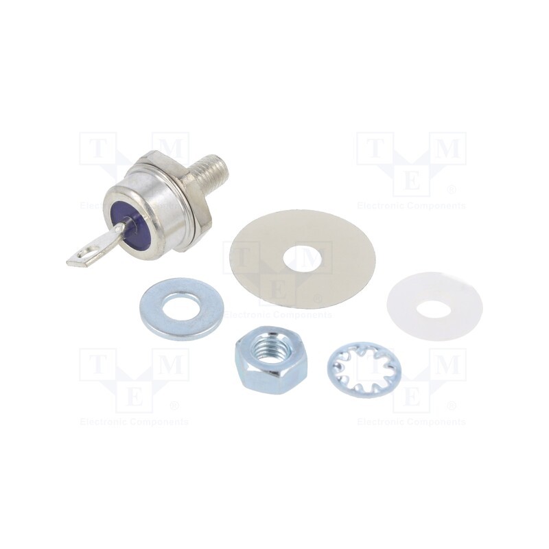 1 pcs x NTE Electronics - NTE5285A - Diode: Zener, 50W, 100V, DO5, screw type, , anode to stud, 10uA