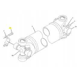 Shaft cross bolt for cat backhoe loader