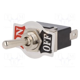 1 pcs x - KN3(C)101APA1 - Switch: toggle, Pos: 2, SPST, ON-OFF, 10A/250VAC, Leads: connectors