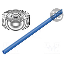 5 m x FESTO-197382 - Pneumatic tubing, -0.95÷10bar, PUN-H, Tube in.diam: 2.1mm, blue