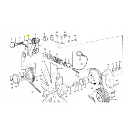 Volvo L90 tensioner sliding bearing 477160