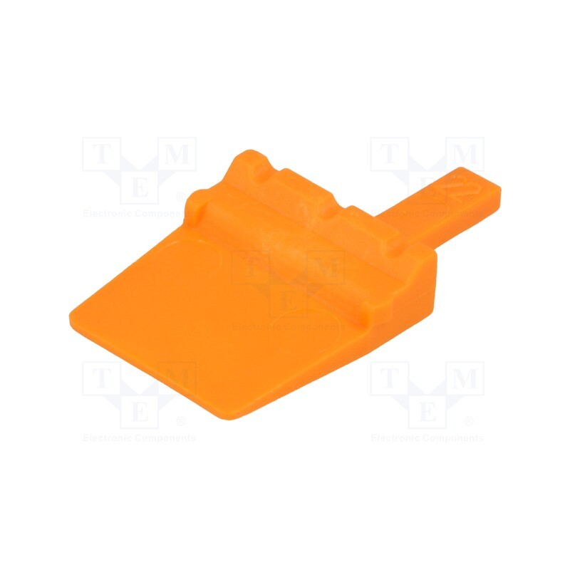 2 pcs x DEUTSCH - WM-3P - Accessories: secondary lock, DTM, male, PIN: 3, orange