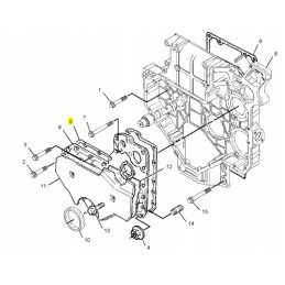 Gasket for timing cover cat