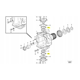 Volvo excavator king pin seal