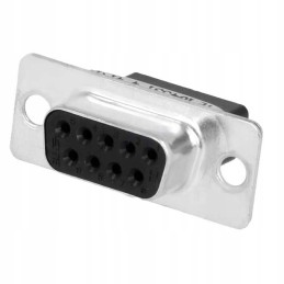 D sub 9pin female without contacts