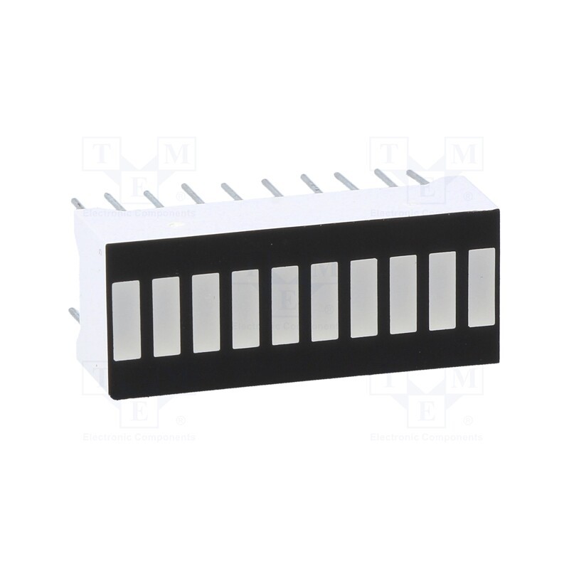 1 pcs x OPTOSUPPLY - OSX10201-RGY1 - Display: LED, bargraph, red (4x) / green (3x) / yellow (3x)