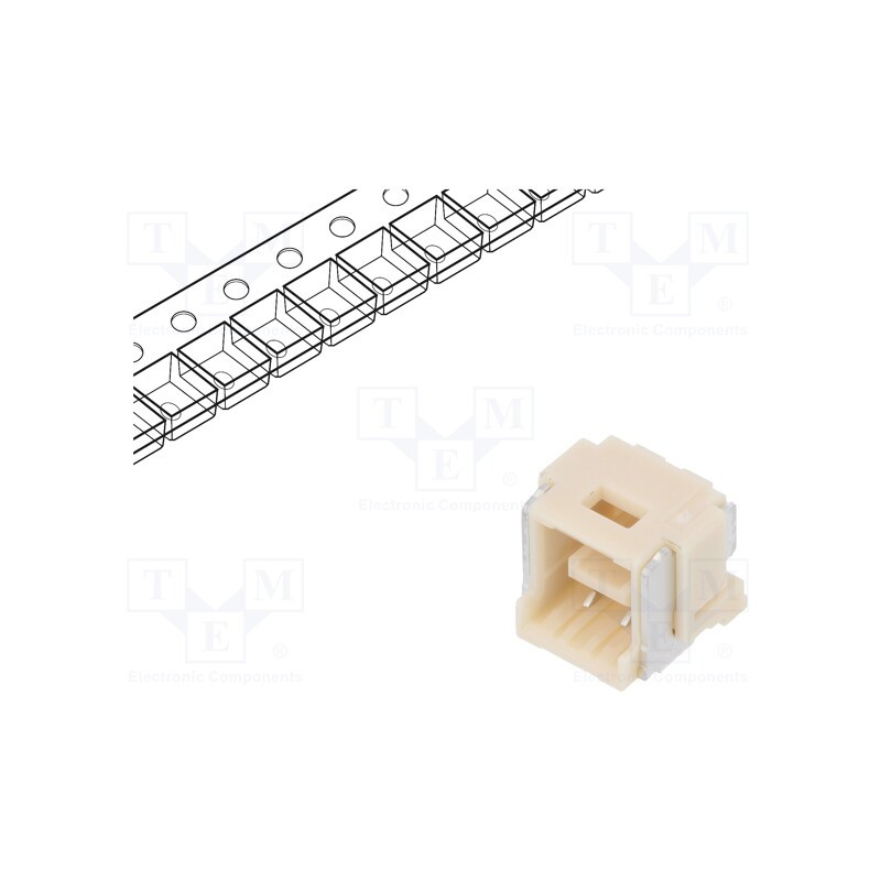 2 pcs x MOLEX - 5024940270 - Socket, wire-board, male, CLIK-Mate, 2mm, PIN: 2, SMT, 3A, Layout: 1x2